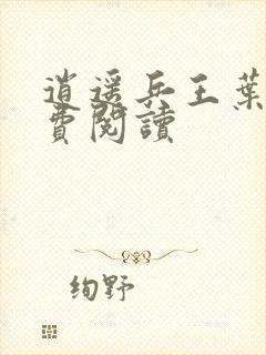 逍遥兵王叶成免费阅读