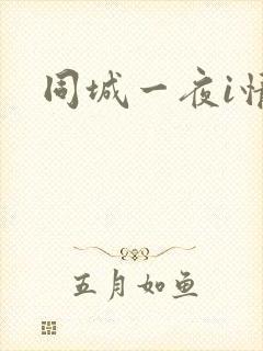 同城一夜i情