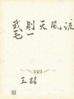 武则天风流艳情毛一