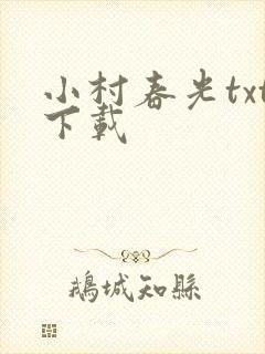 小村春光txt下载