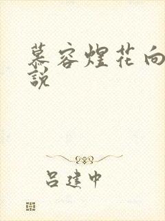 慕容煜花向晚小说