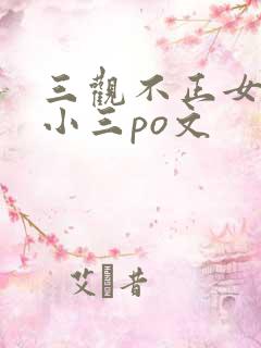 三观不正女主是小三po文