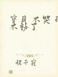 宝贝 不哭 我不动了