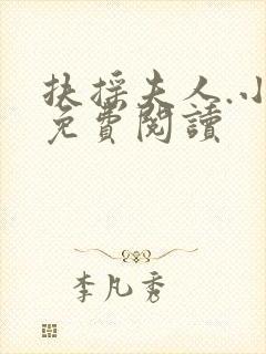 扶摇夫人.小说免费阅读