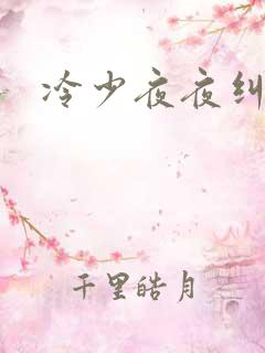冷少夜夜纠缠