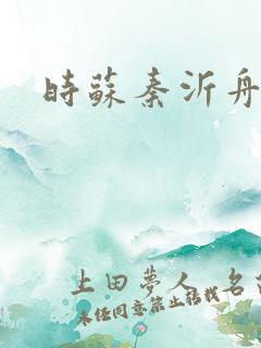 时苏秦沂舟小说