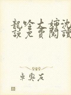 龙吟大婶沈浩小说免费阅读笔趣阁