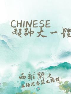 CHINESE超帅大一体育系精牛