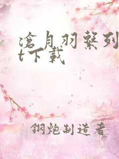 沧月羽系列txt下载