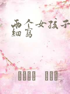 两个女孩子开车细写