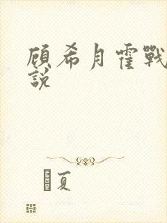 顾希月霍战霆小说