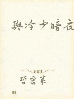 与冷少暗夜孽爱