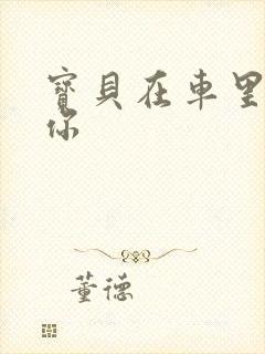 宝贝在车里想要你