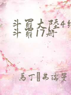 斗罗大陆4终极斗罗17册
