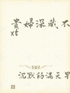 贵妇深藏不露txt