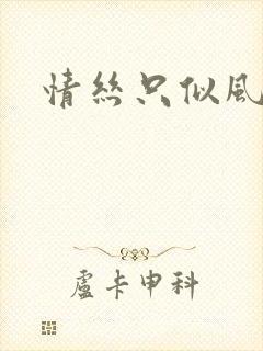 情丝只似风前絮