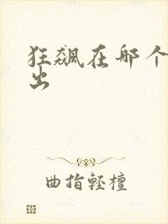 狂飙在哪个台播出