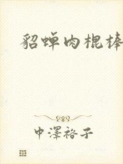貂蝉肉棍棒小说