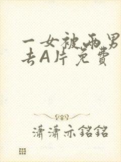 一女被两男桶进去A片免费