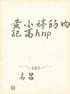 黄小婷的肉欲日记高hnp