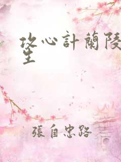 攻心计兰陵笑笑生