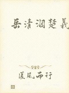 岳清洇楚羲小说