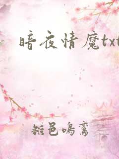 暗夜情魔txt
