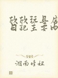 欣欣玩具店打工日记主要内容