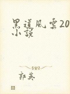 黑道风云20年小说