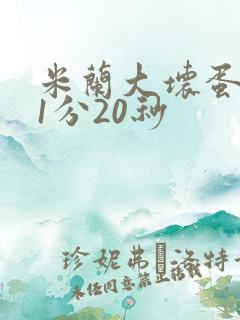 米兰大坏蛋真空1分20秒