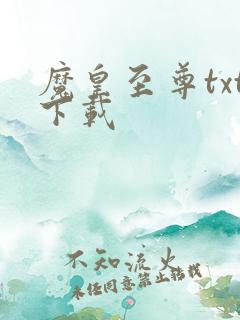 魔皇至尊txt下载