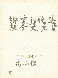 绑定jy收集系统全文免费阅读