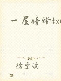 一屋暗灯txt