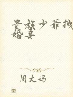 贵族少爷拽拽未婚妻