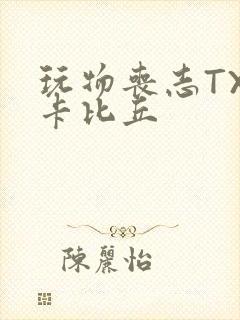 玩物丧志TXT卡比丘