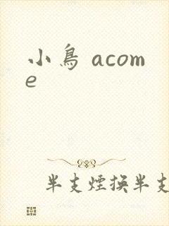 小鸟 acome