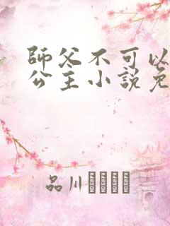 师父不可以灵犀公主小说免费