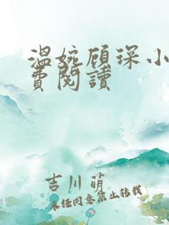 温婉顾琛小说免费阅读