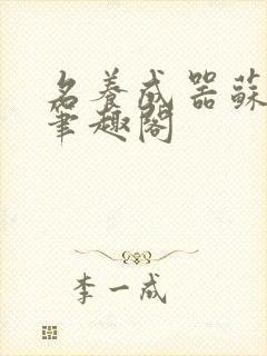 名养成器苏沫沫笔趣阁