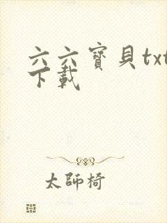 六六宝贝txt下载