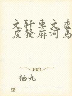 文轩车文爽到头皮发麻河马的秘密河