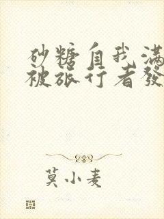 砂糖自我满足时被旅行者发现小说