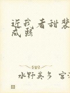 近我者甜裴恬陆成熙