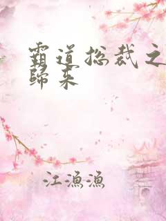 霸道总裁之出狱归来