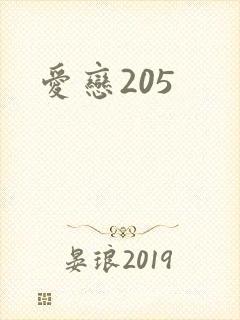 爱恋205