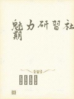 魅力研习社43期