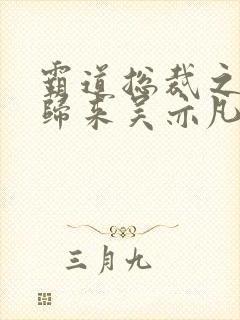 霸道总裁之出狱归来吴亦凡