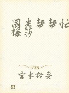 国光帮帮忙知花梅莎