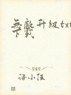 无敌升级txt下载