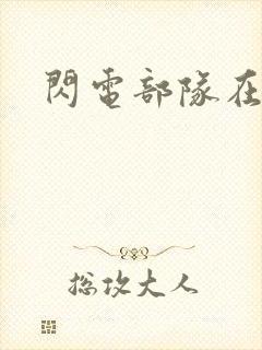 闪电部队在行动